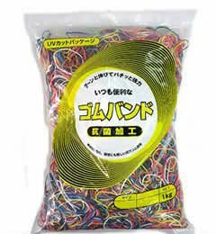 輪ゴム ＃16 MIX色 1ｋｇ 1袋