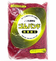 輪ゴム ＃14 赤色 1ｋｇ 1袋