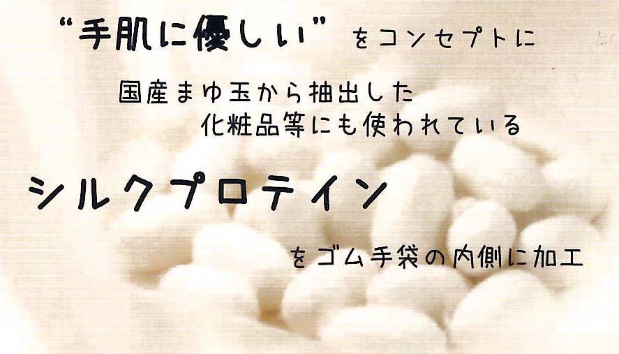 ニトリルシルクゴム手袋　パウダー無ブルーカラー　サイズL　１００枚入り３０箱 (１カートン)