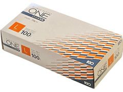 ニトリル手袋ONE　パウダー無ブルーカラー　サイズL